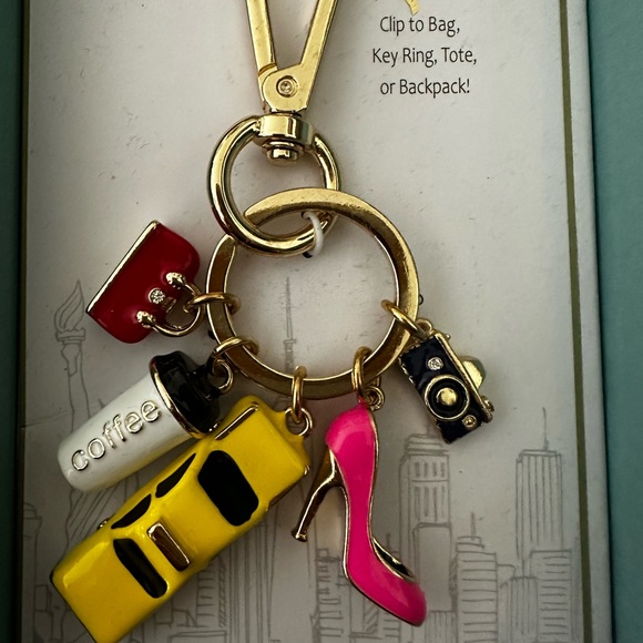 New York City true to form Multicolor Charm Keychain/Bagchain NEW in box - Picture 5 of 7